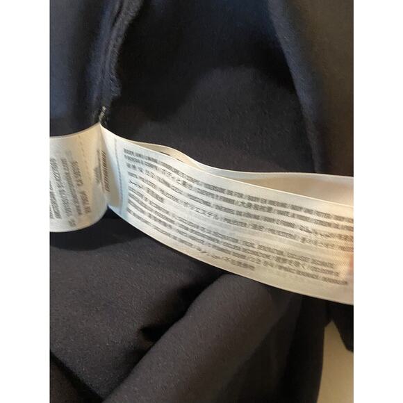 Abercrombie & Fitch Navy Blue Ruffle V-Neck Tassel Sleeveless Mini Dress Size XS - Picture 4 of 7